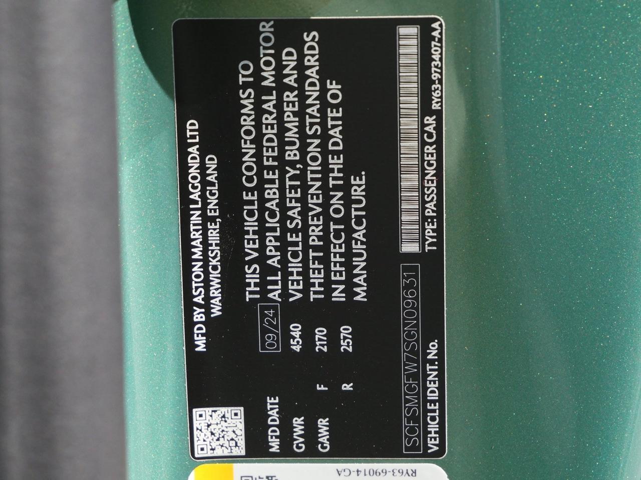 2025 Aston Martin Vantage Lawrence KS