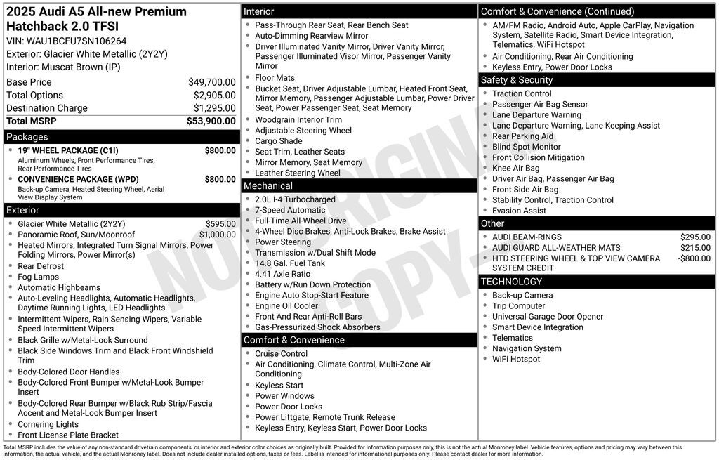 2025 Audi A5 2.0T Premium Lakeland FL