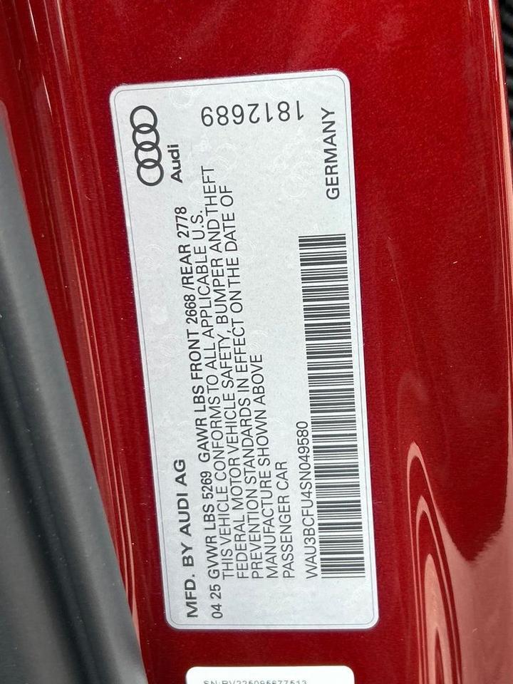 2025 Audi All-new A5 2.0T Prestige Lakeland FL