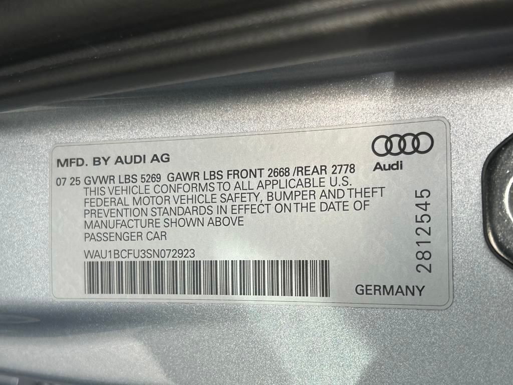 2025 Audi All-new A5 Lakeland FL