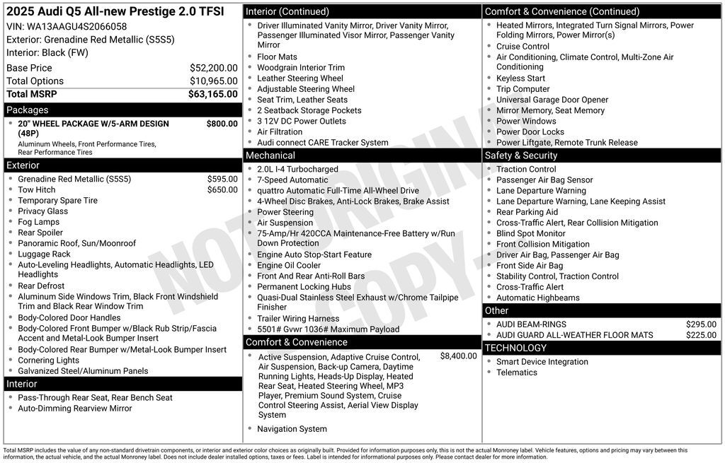 2025 Audi All-new Q5 2.0T Prestige Lakeland FL