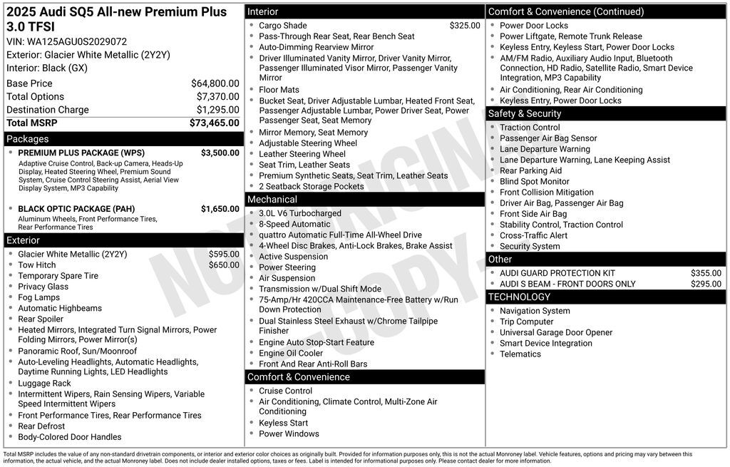 2025 Audi All-new SQ5 3.0T Premium Plus Lakeland FL