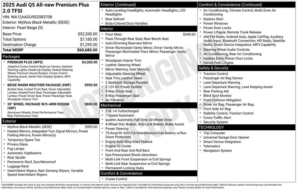 2025 Audi Q5 2.0T Premium Plus Lakeland FL