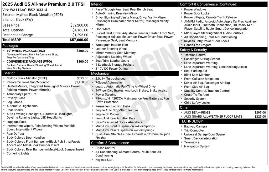 2025 Audi Q5 2.0T Premium Lakeland FL