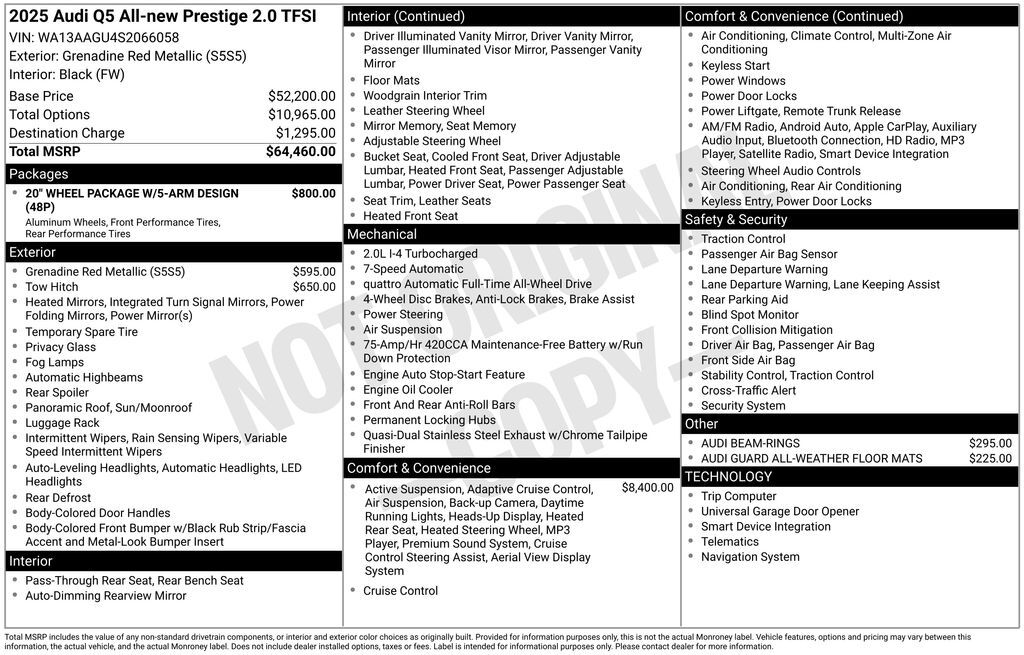 2025 Audi Q5 2.0T Prestige Lakeland FL