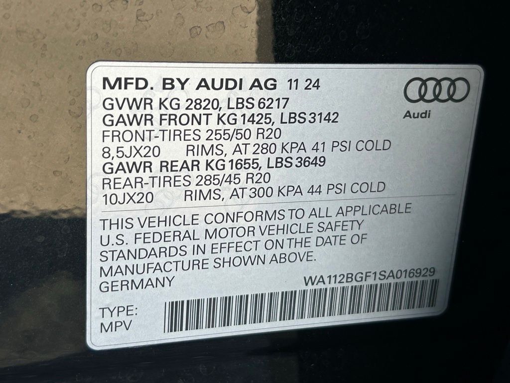 2025 Audi Q6 e-tron Premium Lakeland FL