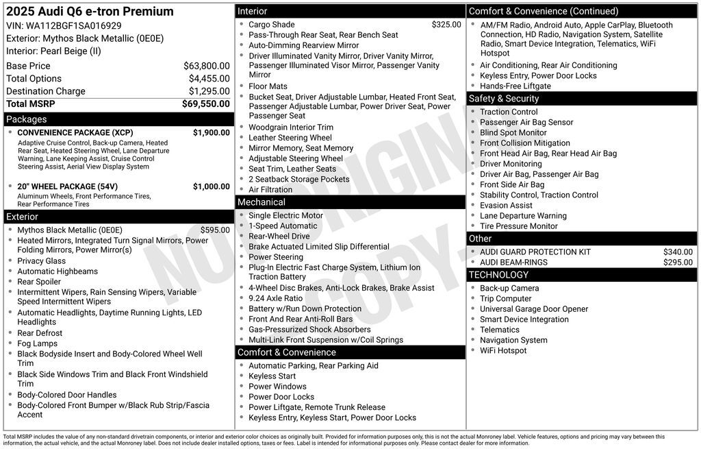 2025 Audi Q6 e-tron Premium Lakeland FL