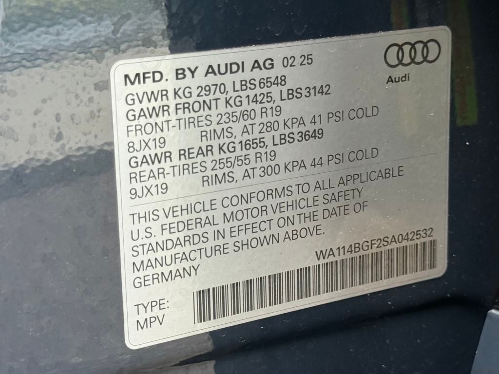 2025 Audi Q6 e-tron Premium Lakeland FL