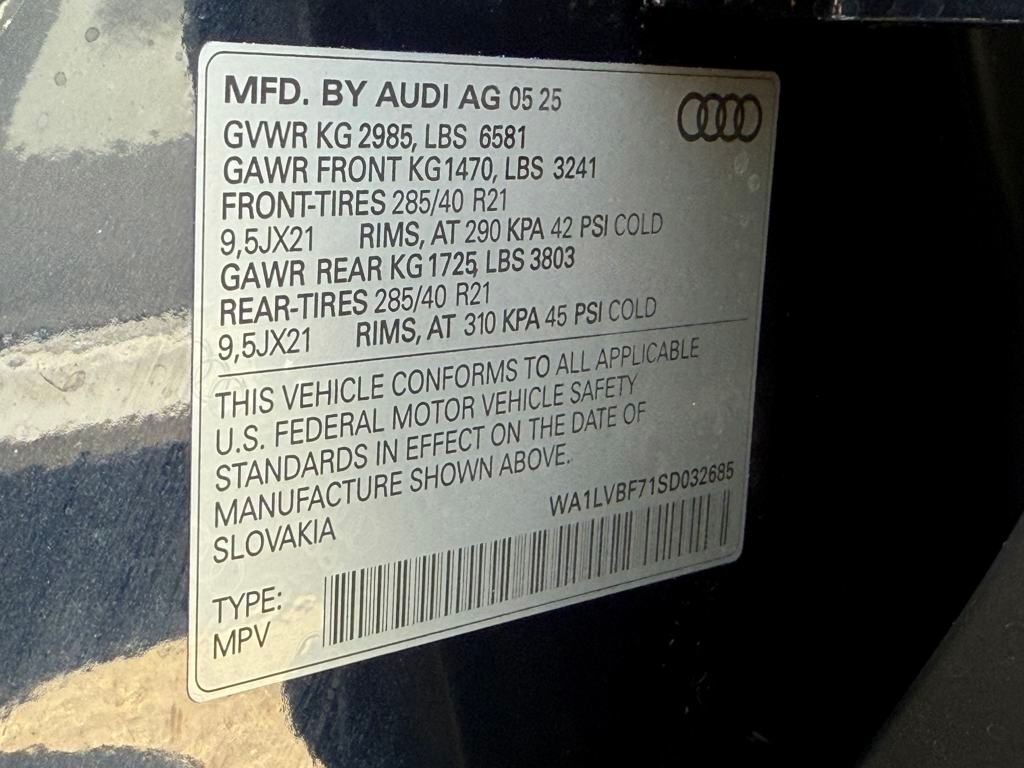 2025 Audi Q7 55 Premium Plus Lakeland FL