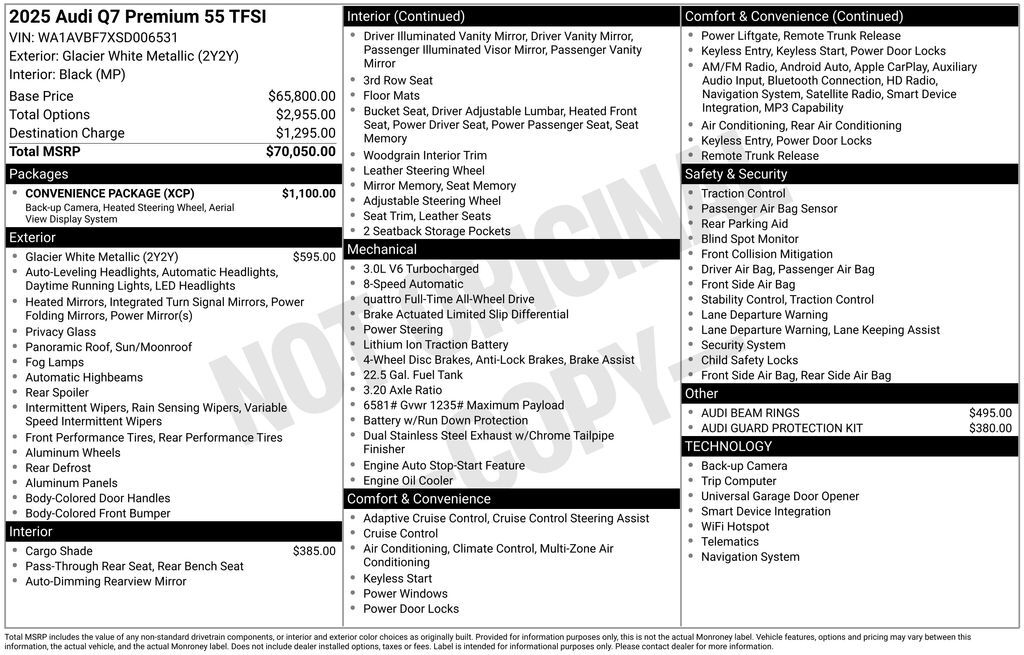 2025 Audi Q7 55 Premium Lakeland FL