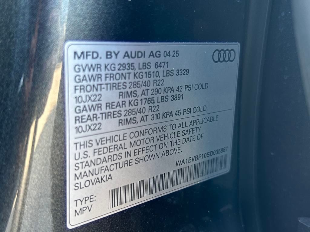 2025 Audi Q8 55 Premium Plus Lakeland FL
