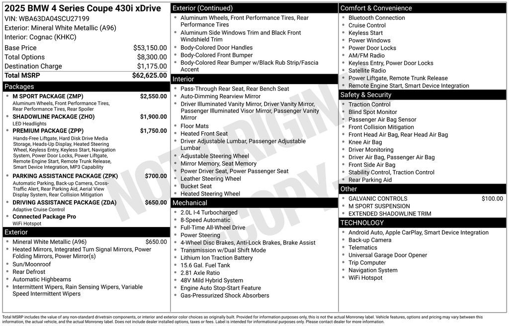 2025 BMW 4 Series 430i xDrive