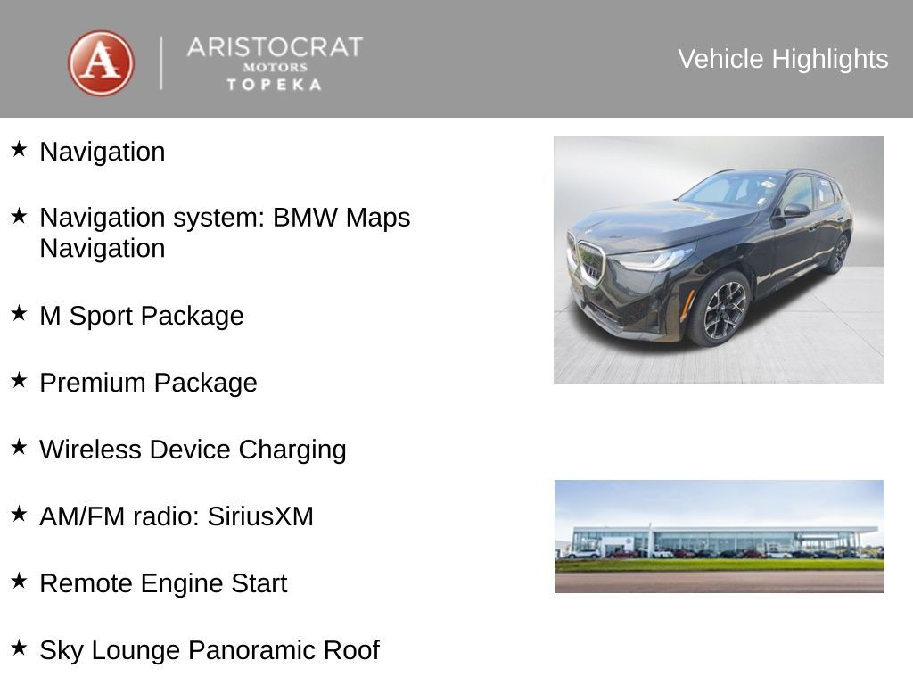 2025 BMW X3 30 xDrive