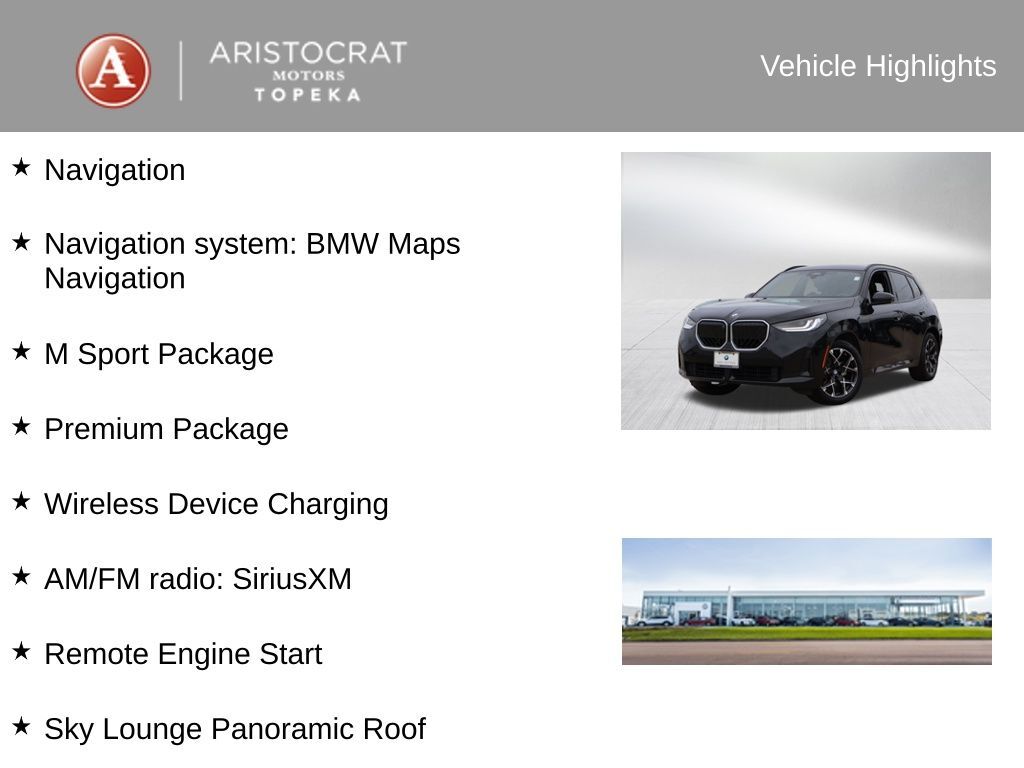 2025 BMW X3 30 xDrive