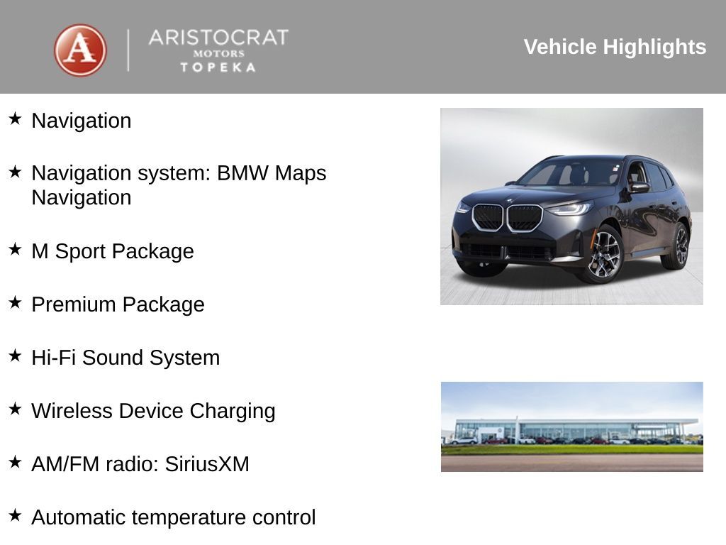 2025 BMW X3 30 xDrive