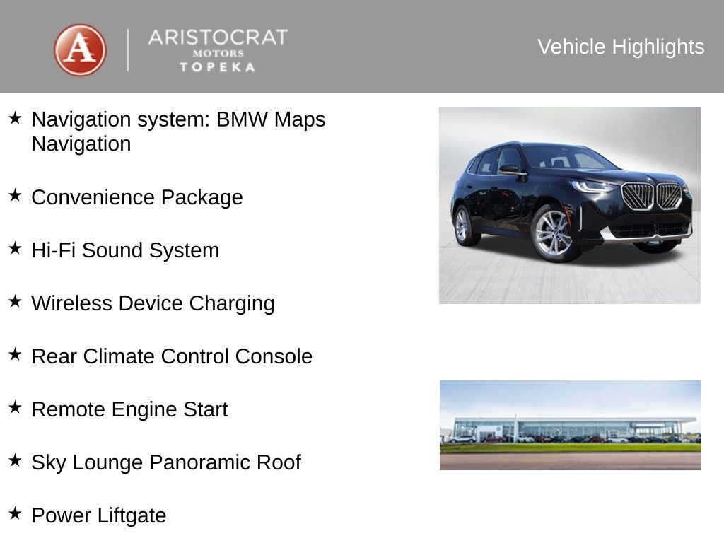 2025 BMW X3 30 xDrive
