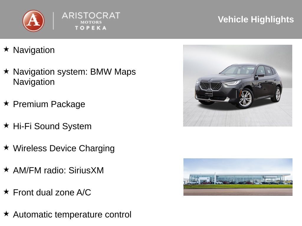 2025 BMW X3 30 xDrive