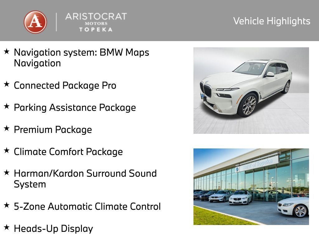2025 BMW X7 xDrive40i