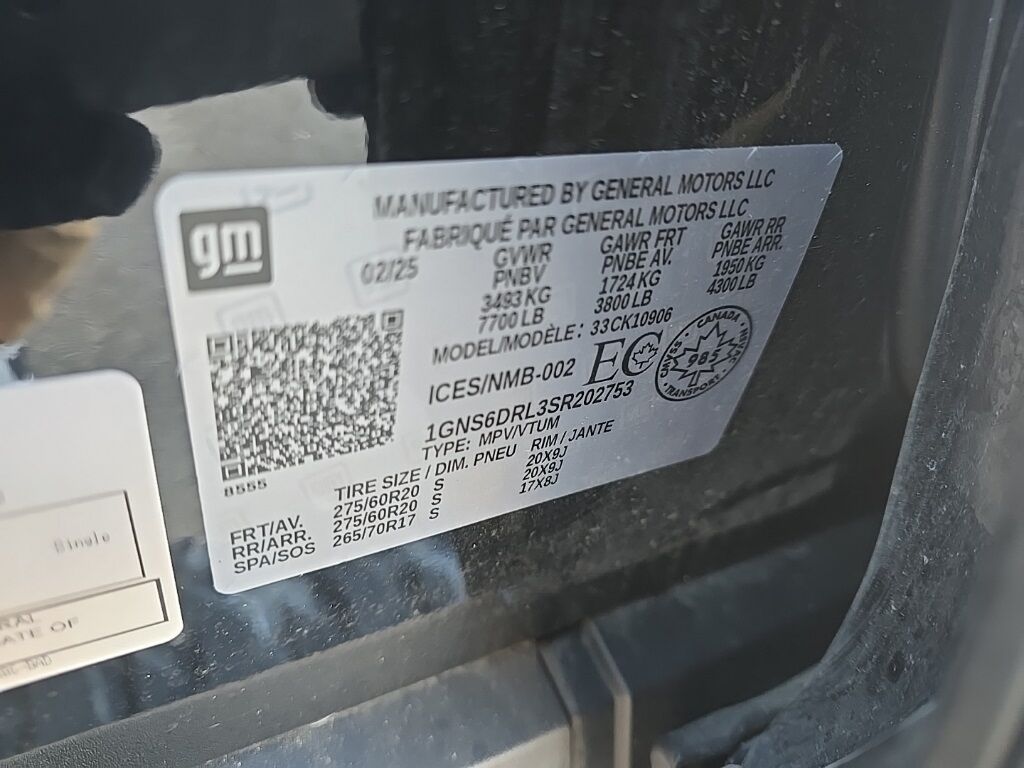 2025 Chevrolet Suburban Z71 4WD Fond du Lac WI 2025 Chevrolet Suburban Z71 4WD Fond du Lac WI