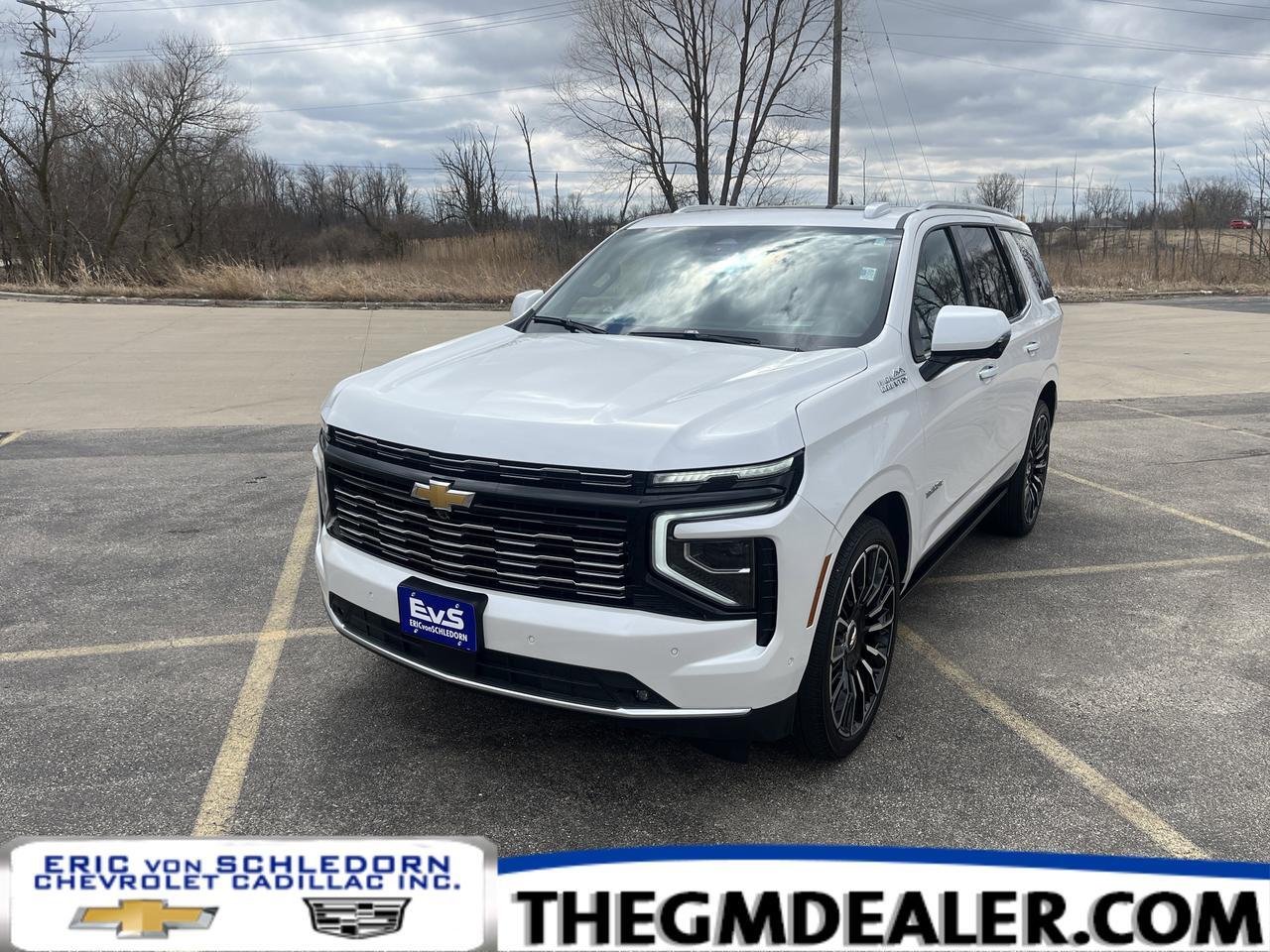 2025 Chevrolet Tahoe High Country 4WD HC-Deluxe Tech&EntertainmentPkgs w.Sunroof 24s RearSeatMedia PwrRtrctStps Saukville WI 2025 Chevrolet Tahoe High Country 4WD HC-Deluxe Tech&EntertainmentPkgs w.Sunroof 24s RearSeatMedia PwrRtrctStps Saukville WI