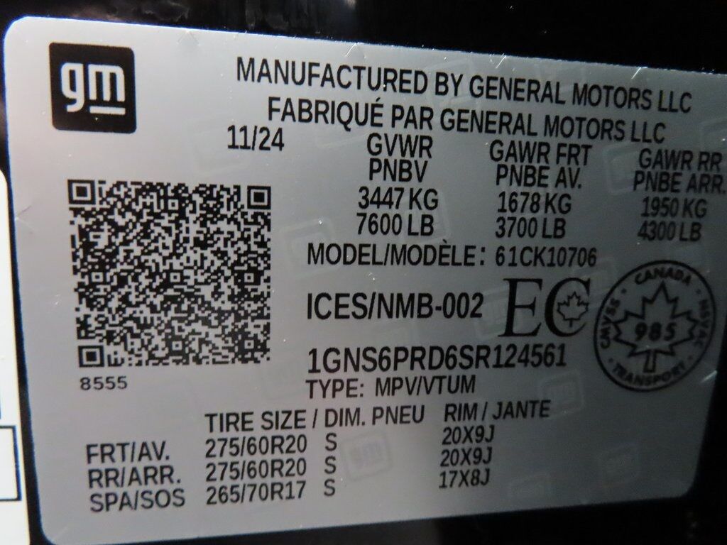 2025 Chevrolet Tahoe Z71 4WD Fond du Lac WI 2025 Chevrolet Tahoe Z71 4WD Fond du Lac WI
