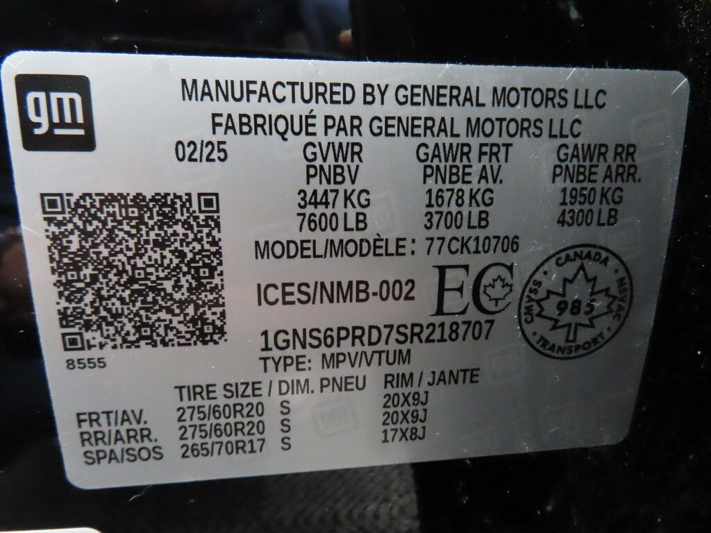 2025 Chevrolet Tahoe Z71 4WD Fond du Lac WI 2025 Chevrolet Tahoe Z71 4WD Fond du Lac WI