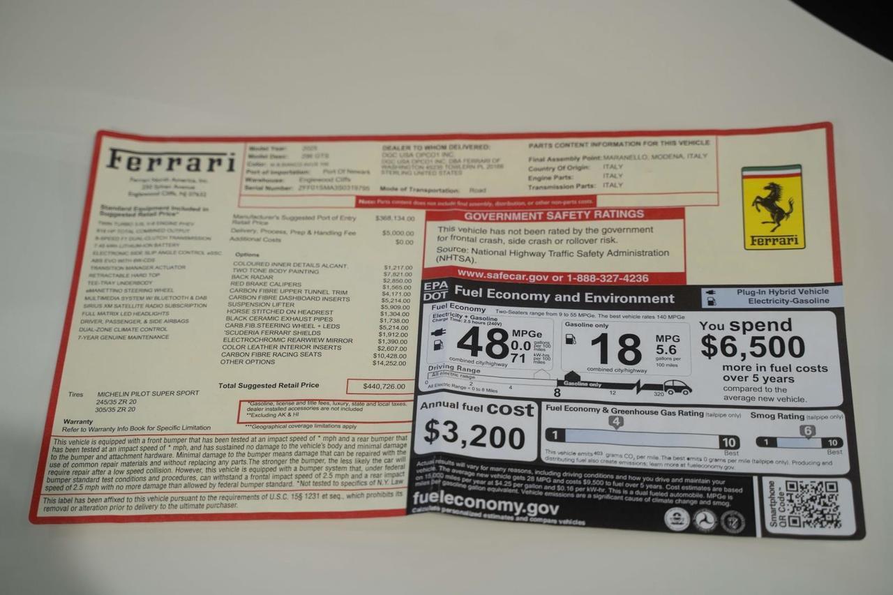 2025 Ferrari 296 GTS Woodbridge VA