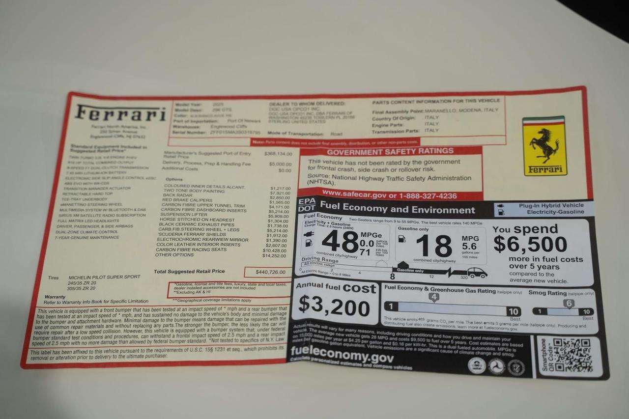 2025 Ferrari 296 GTS Woodbridge VA