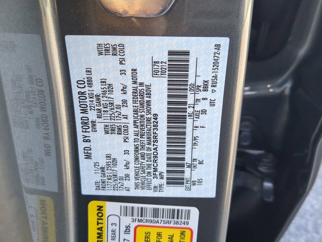 2025 Ford Bronco Sport Badlands Appleton WI