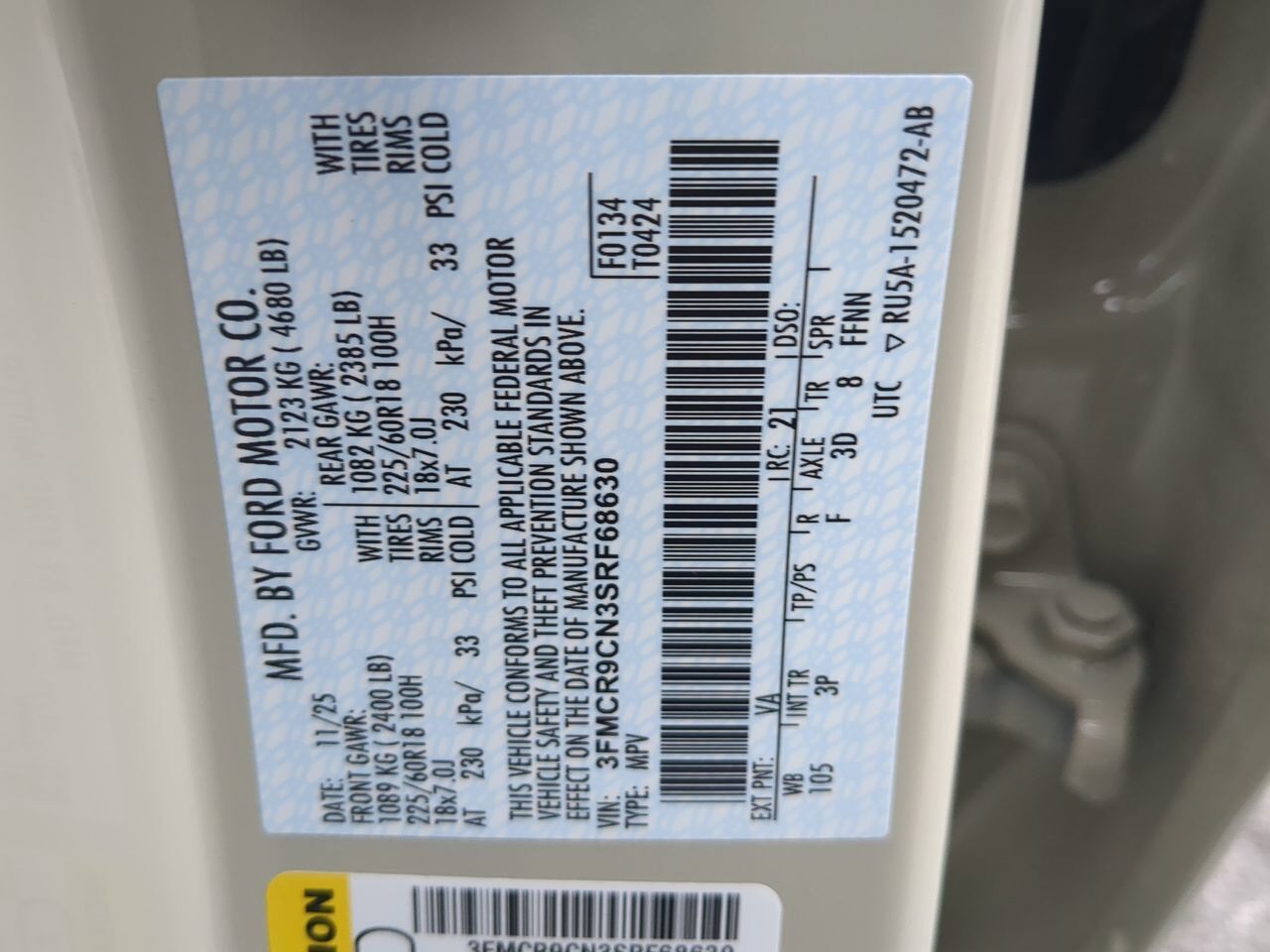 2025 Ford Bronco Sport Outer Banks Appleton WI