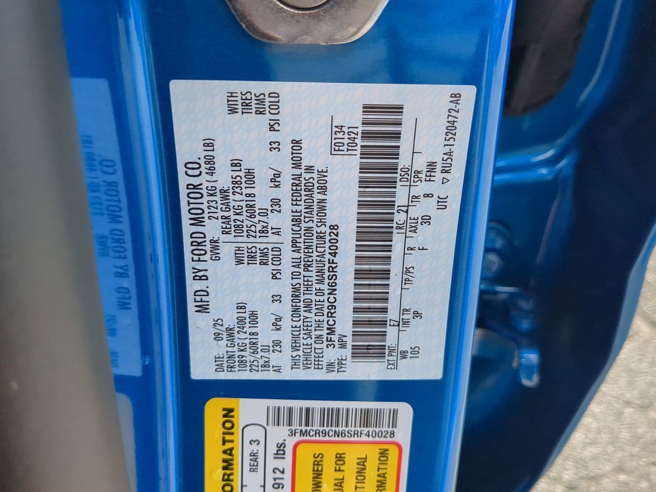 2025 Ford Bronco Sport Outer Banks Appleton WI