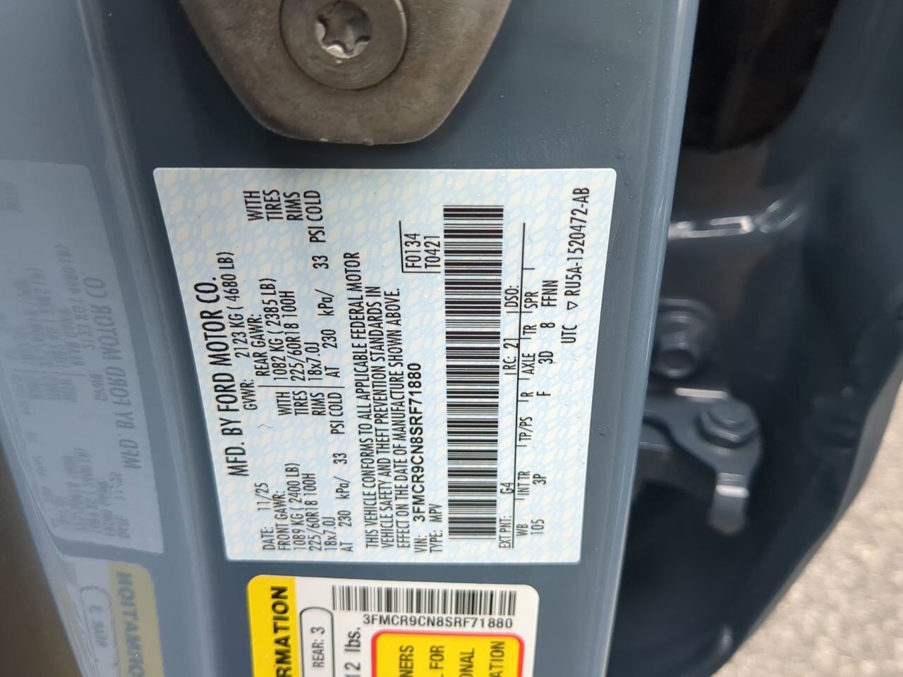 2025 Ford Bronco Sport Outer Banks Appleton WI