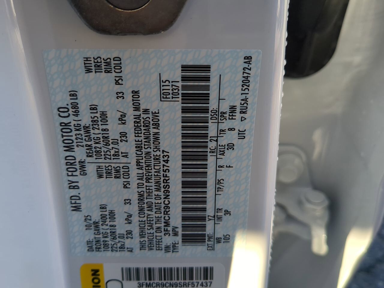 2025 Ford Bronco Sport Outer Banks Appleton WI