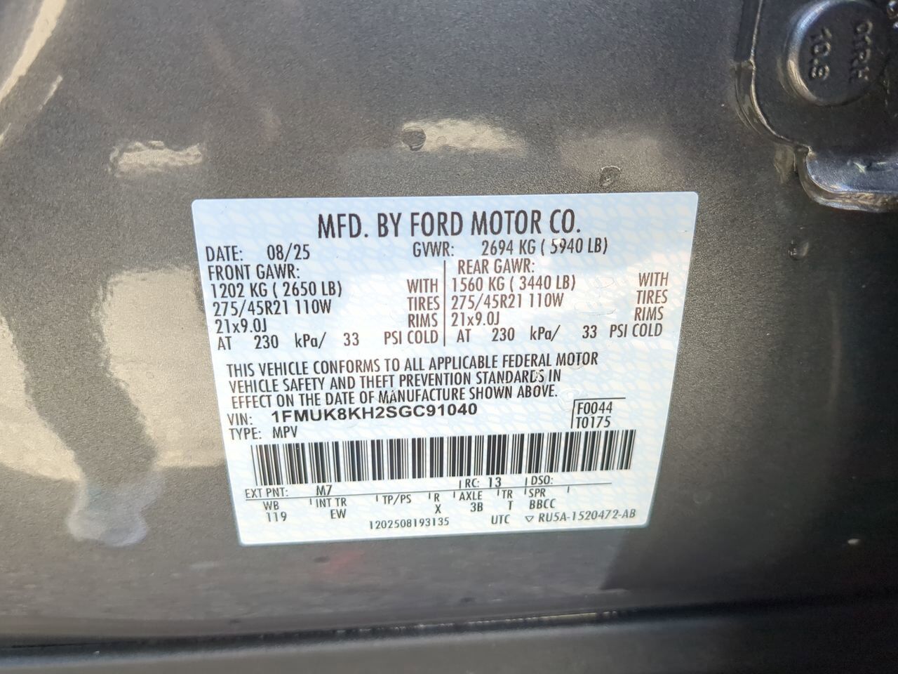 2025 Ford Explorer ST-Line Appleton WI