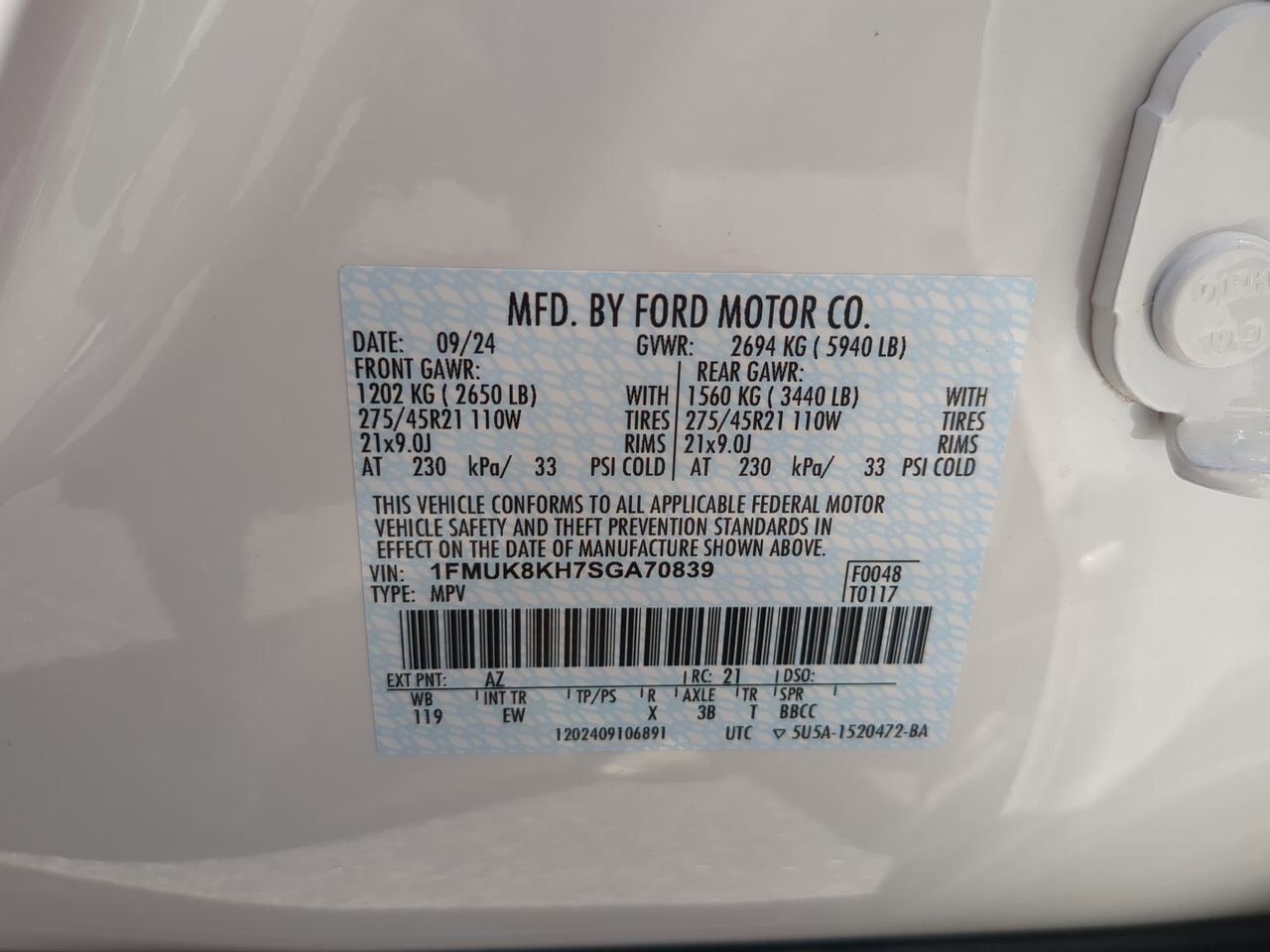 2025 Ford Explorer ST-Line Appleton WI