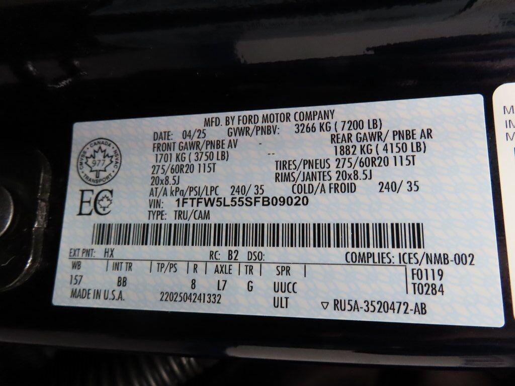 2025 Ford F-150 4x4 SuperCrew Lariat Fond du Lac WI 2025 Ford F-150 4x4 SuperCrew Lariat Fond du Lac WI