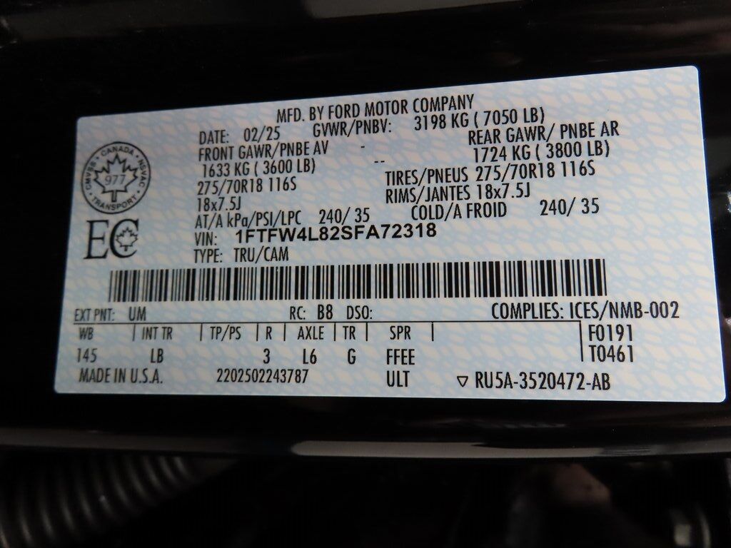 2025 Ford F-150 4x4 SuperCrew Tremor Fond du Lac WI 2025 Ford F-150 4x4 SuperCrew Tremor Fond du Lac WI