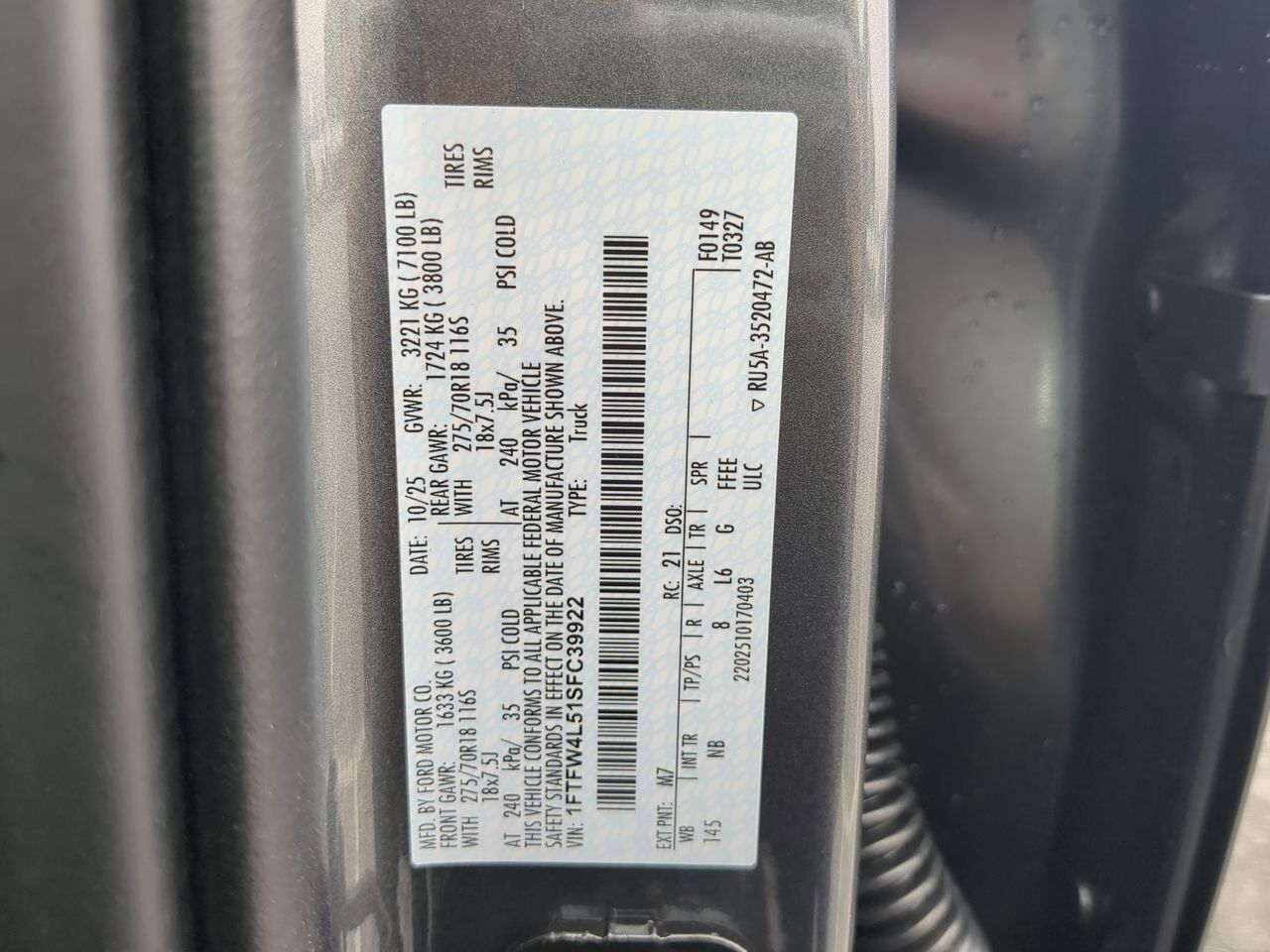 2025 Ford F-150 Tremor Appleton WI