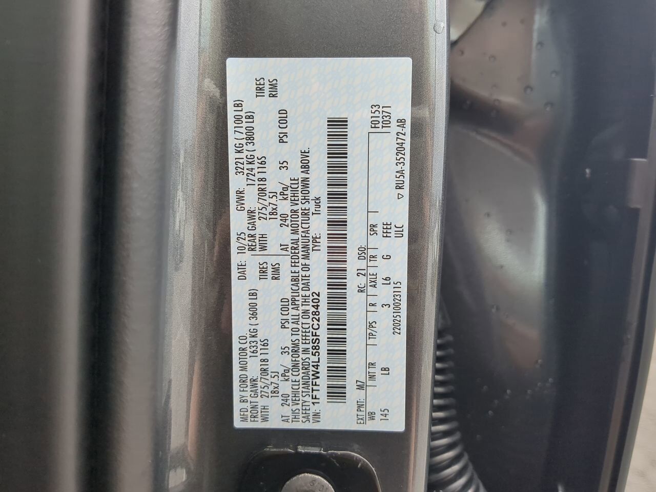 2025 Ford F-150 Tremor Appleton WI