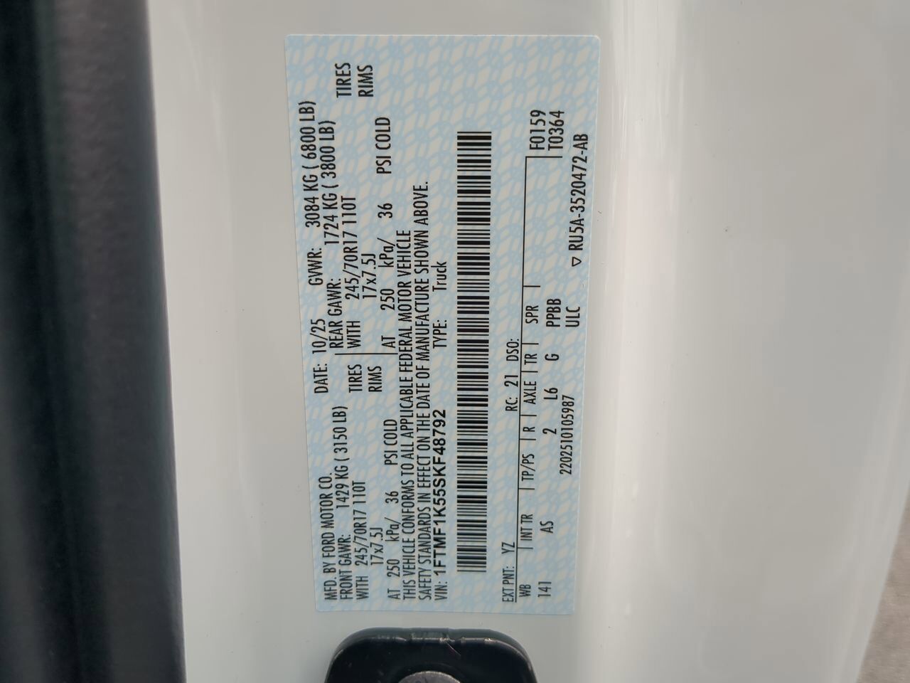 2025 Ford F-150 XL Appleton WI