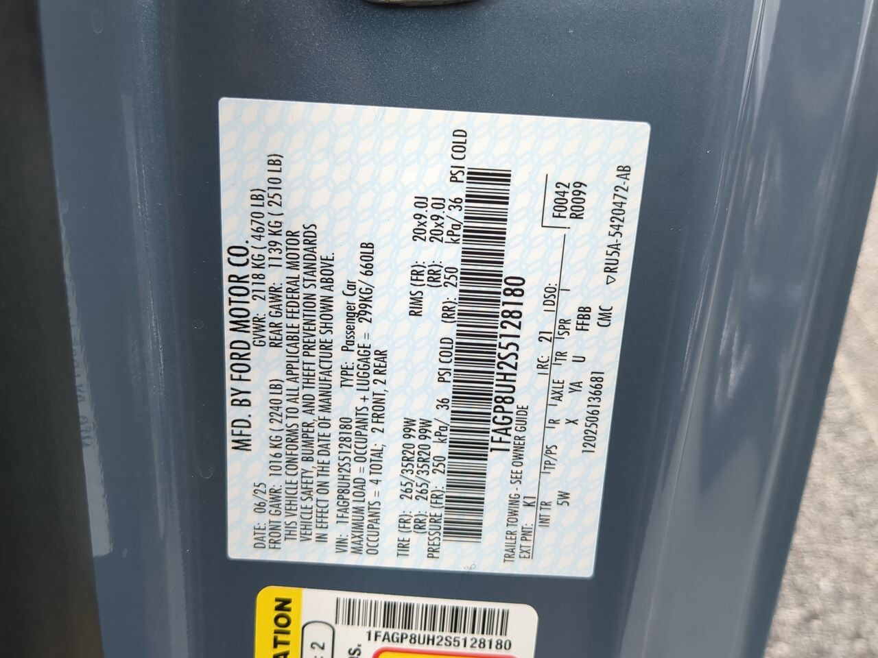 2025 Ford Mustang EcoBoost Premium Appleton WI