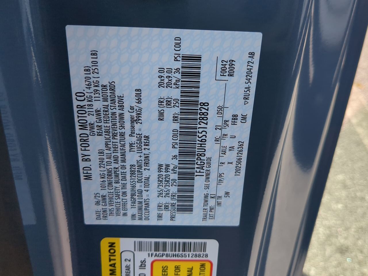 2025 Ford Mustang Premium Appleton WI