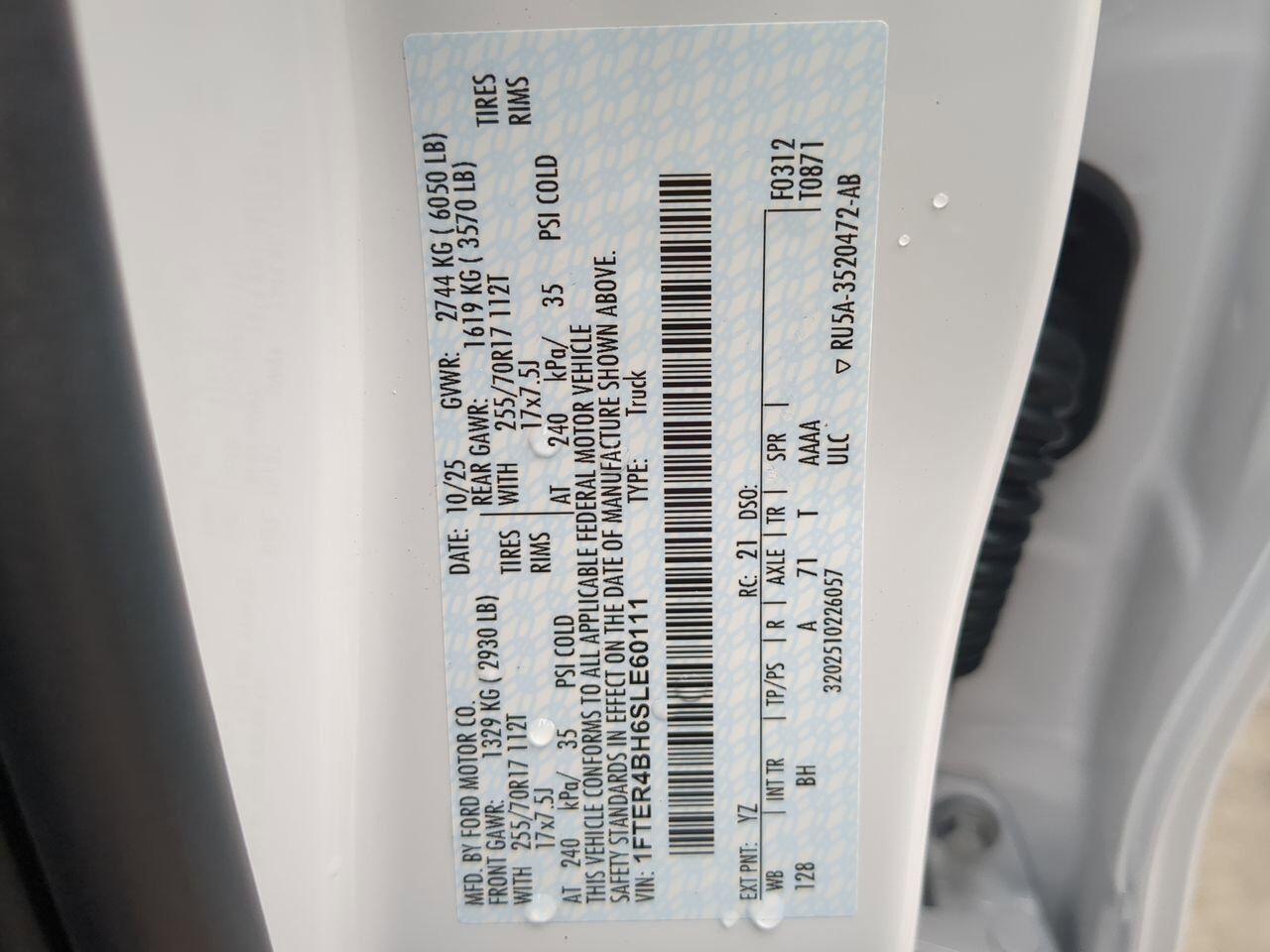 2025 Ford Ranger XL Appleton WI