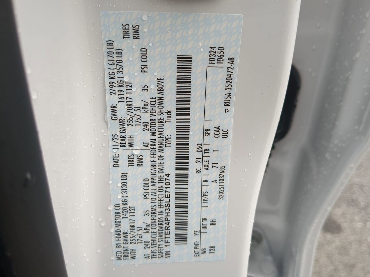 2025 Ford Ranger XL Appleton WI