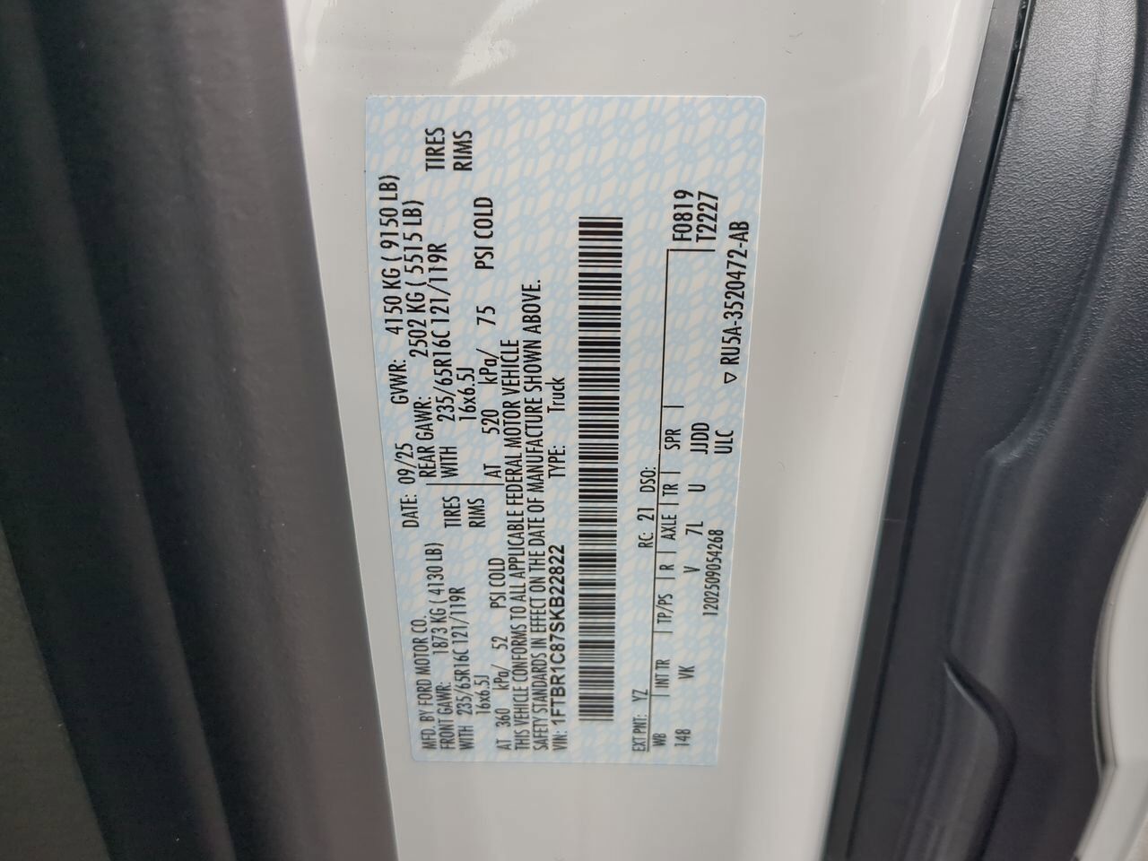 2025 Ford Transit Cargo Van XL Appleton WI