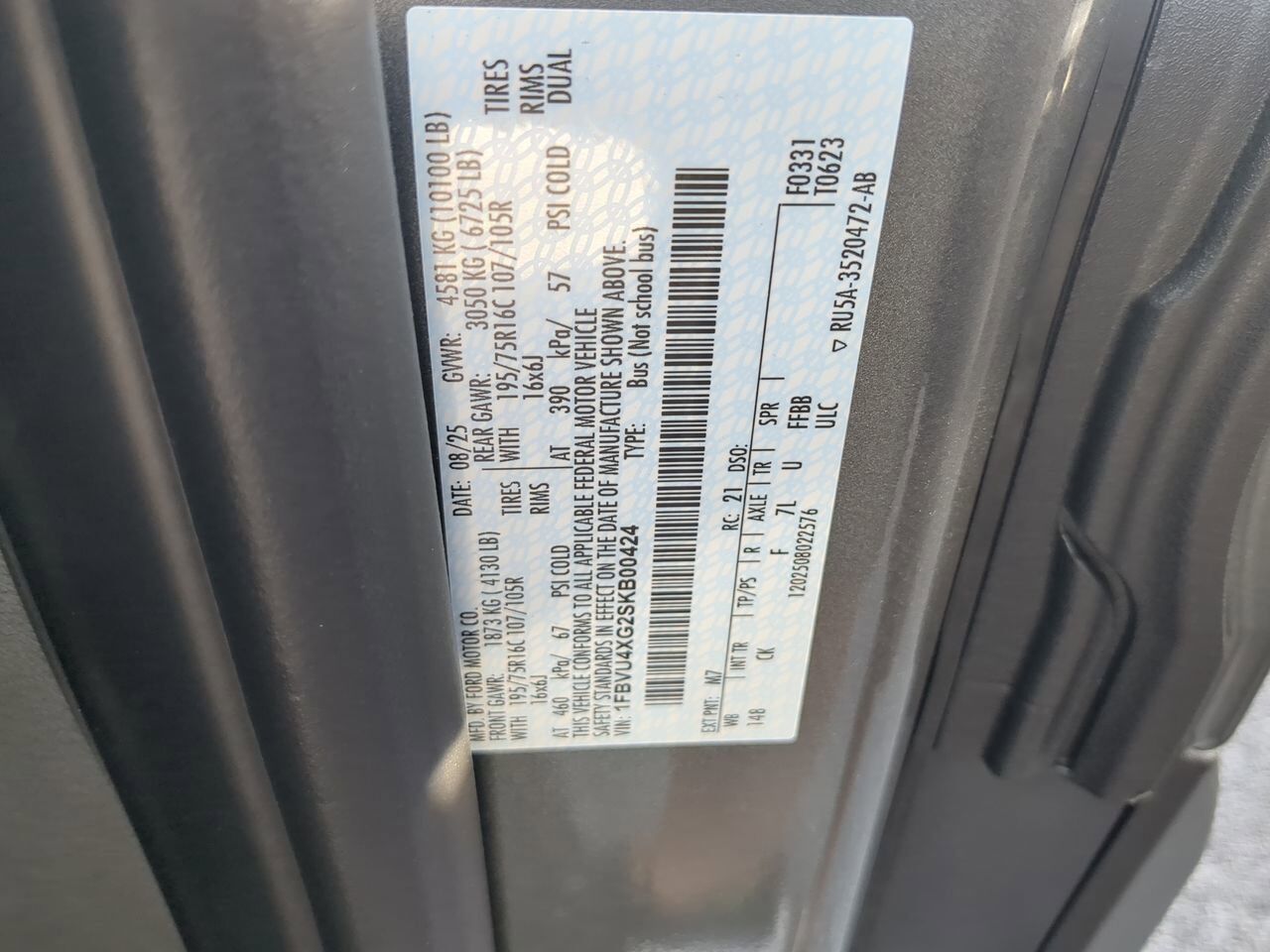 2025 Ford Transit Passenger Wagon XLT Appleton WI