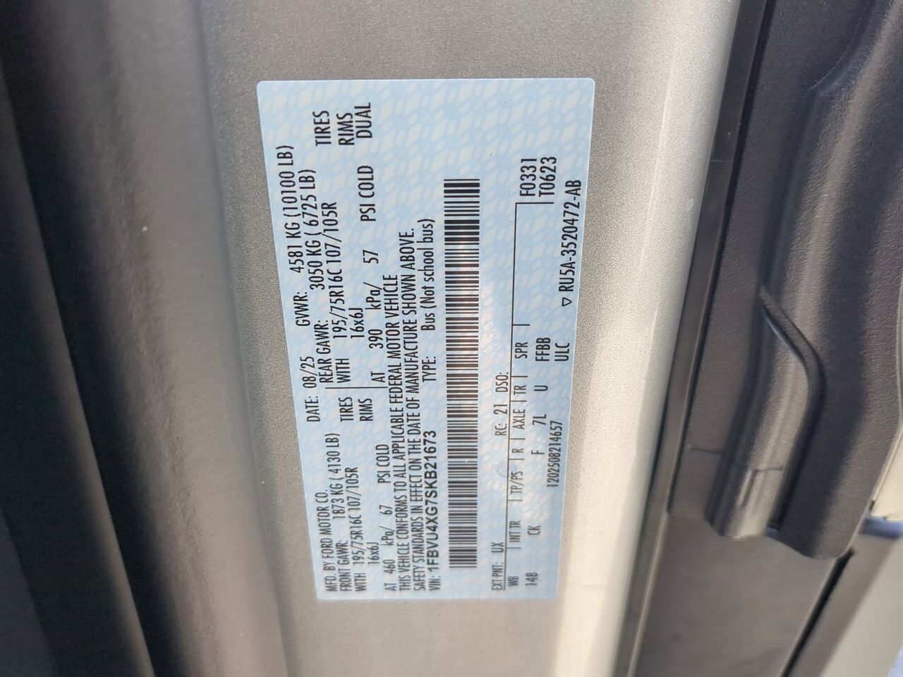 2025 Ford Transit Passenger Wagon XLT Appleton WI