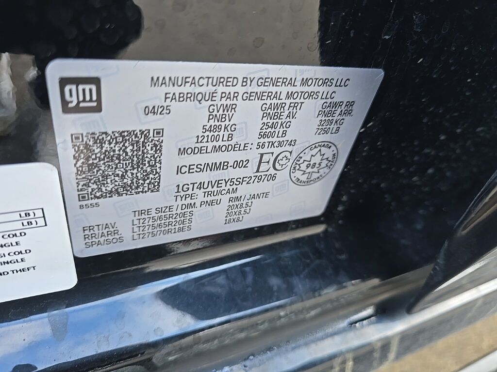 2025 GMC Sierra 3500HD 4x4 Crew Cab AT4 SRW Fond du Lac WI 2025 GMC Sierra 3500HD 4x4 Crew Cab AT4 SRW Fond du Lac WI