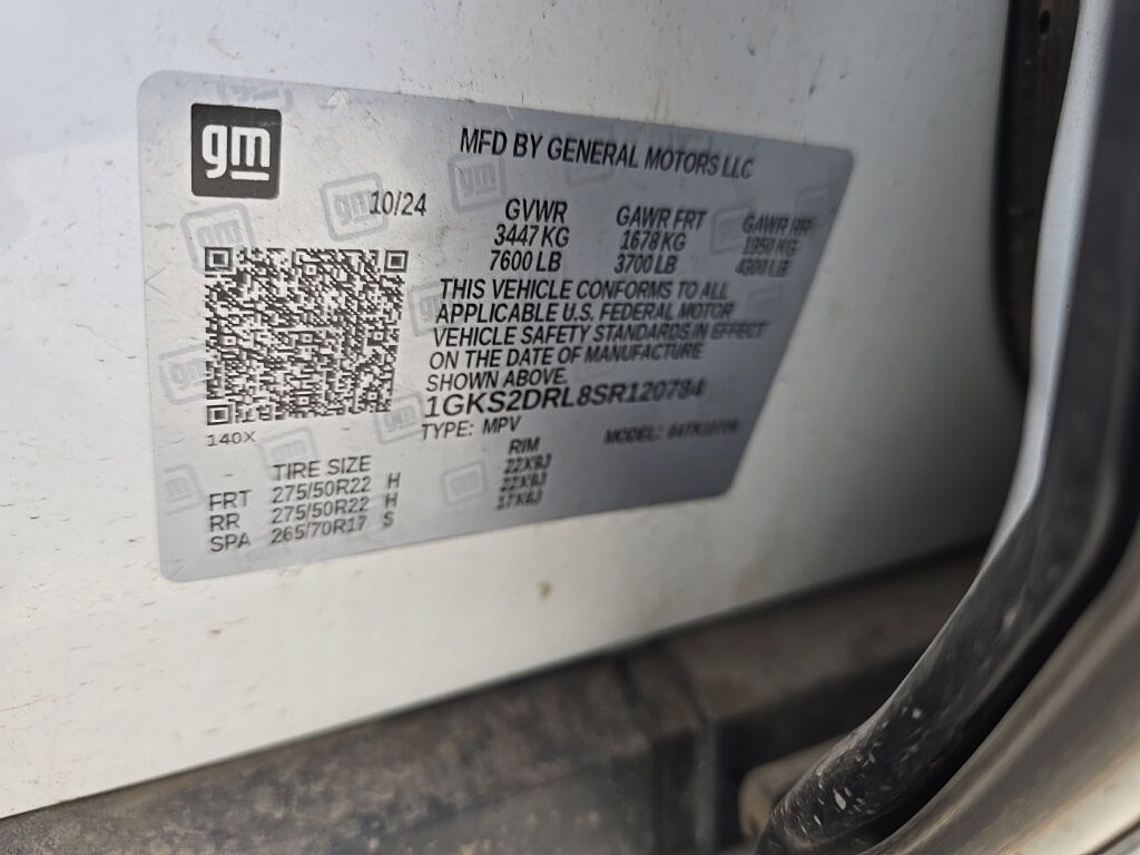 2025 GMC Yukon Denali 4WD 7 Passenger Fond du Lac WI 2025 GMC Yukon Denali 4WD 7 Passenger Fond du Lac WI