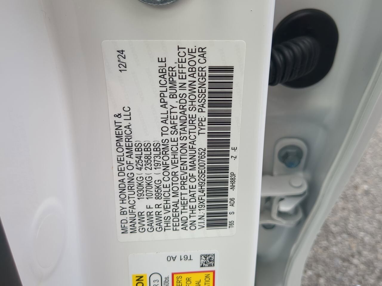 2025 Honda Civic Hatchback Hybrid Sport Touring Appleton WI